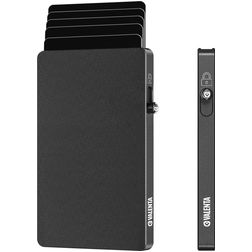 Valenta Cardprotector Aluminium Kartenetui - 7 Karten - MagSafe Kompatibel - Dark Grey