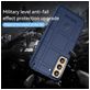 Mobigear Rugged Shield Samsung Galaxy S23 Ultra Hülle Flexibles TPU Backcover Stoßfest - Blau