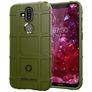 Mobigear Rugged Shield Nokia 8.1 Hülle Flexibles TPU Backcover Stoßfest - Grün