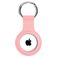 Xccess Keychain Apple AirTag Hülle Flexibles Silikon Schlüsselanhänger - Pink