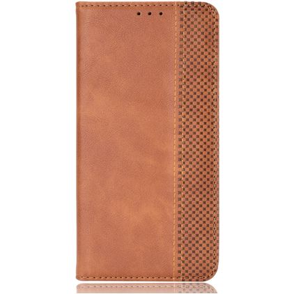 Mobigear Sensation POCO X5 Hülle Klapphülle Geldbörse - Braun