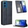 Mobigear Sensation Motorola Moto G04 Hülle Klapphülle Geldbörse - Blau