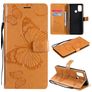 Mobigear Butterfly OPPO A53s Klapphülle Portemonnaie - Cognac