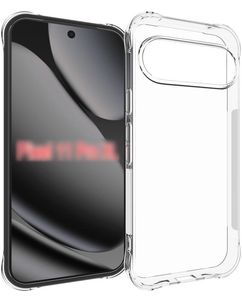 Mobigear Cushion Durchsichtig Google Pixel 11 Pro XL Hülle Flexibles TPU Backcover - Transparent