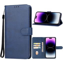 Mobigear Wallet iPhone 15 Pro Hülle Klapphülle Geldbörse - Blau