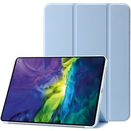 Mobigear Tri-Fold Gel iPad 10 (2022) Hülle TPU,Kunstleder Klapphülle - Blau