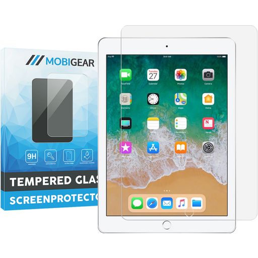 Mobigear iPad 6 (2018) Panzerglas Gehärtetes Glas Displayschutz - Hüllenfreundlich