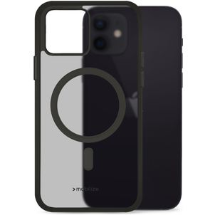 Mobilize Hybrid iPhone 12 Pro MagSafe Hardcase Backcover Shockproof - Schwarz