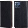 Mobigear Wallet Motorola Edge 30 Fusion Hülle Klapphülle Geldbörse - Schwarz