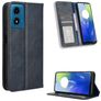 Mobigear Sensation Motorola Moto G04 Hülle Klapphülle Geldbörse - Blau