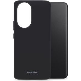 Mobilize Rubber Gelly HONOR 200 Hülle Flexibles TPU Backcover - Schwarz