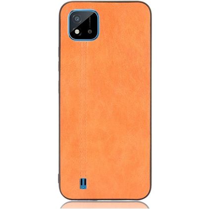 Mobigear Stitch Realme C11 (2020) Hülle Backcover - Orange