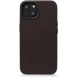 Decoded iPhone 14 Plus MagSafe Hülle Echtes Leder Backcover Stoßfest - Chocolate Brown