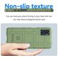 Mobigear Rugged Shield Motorola Moto E22 Hülle Flexibles TPU Backcover Stoßfest - Grün
