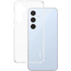 CARE by PanzerGlass Flagship Durchsichtig Samsung Galaxy S24 FE Hülle Hardcase Backcover - Transparent
