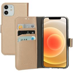Mobiparts Saffiano Wallet iPhone 12 Pro Hülle Klapphülle Geldbörse - Copper