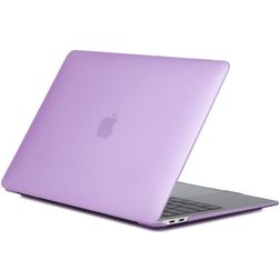 Mobigear Matte MacBook Air 13 Zoll (2018-2020) Hardcase Hülle MacBook Case - Lila - Model A1932 / A2179 / A2337