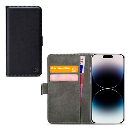 Mobilize Classic Gelly Wallet iPhone 14 Pro Hülle Klapphülle Geldbörse - Schwarz