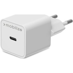 Mobilize Single USB-C Ladegerät Power Delivery 20W - Weiß
