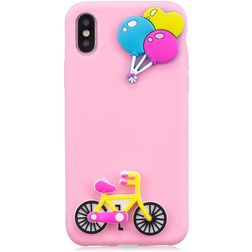 Mobigear Design iPhone XS Max Hülle Flexibles TPU Backcover - Ballon