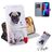 Mobigear Design iPhone 12 Pro Hülle Klapphülle Geldbörse - Hund
