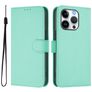 Mobigear Urban Wallet iPhone 16 Pro Hülle Klapphülle Geldbörse - Grün
