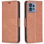 Mobigear Excellent Motorola Edge 40 Pro Hülle Klapphülle Geldbörse - Braun