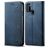 Mobigear Denim Slim Samsung Galaxy A21s Hülle Klapphülle Geldbörse - Blau
