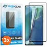 Mobigear Curved Samsung Galaxy Note 20 Panzerglas Gehärtetes Glas Displayschutz - Hüllenfreundlich - Schwarz (3er Pack)
