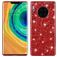 Mobigear Glitter Huawei Mate 30 Pro Hülle Hardcase Backcover - Rot