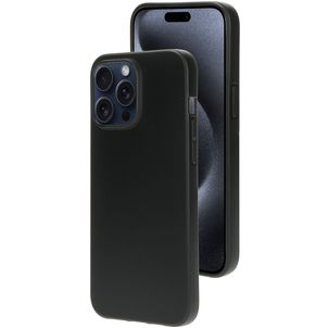 Mobiparts Classic iPhone 15 Pro Max Hülle Flexibles TPU Backcover - Matt Black