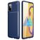Mobigear Racing Samsung Galaxy M51 Hülle Flexibles TPU Backcover - Blau