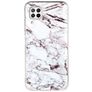 Mobigear Marble Huawei P40 Lite Hülle Flexibles TPU Backcover - Weiß
