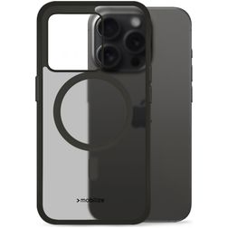 Mobilize Hybrid iPhone 15 Pro MagSafe Hülle Hardcase Backcover Stoßfest - Schwarz