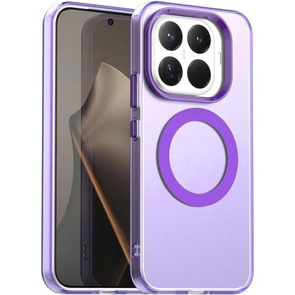 Mobigear Shockproof Xiaomi 15T Pro MagSafe Hülle Hardcase Backcover - Lila