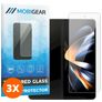 Mobigear Premium Samsung Galaxy Z Fold 4 Panzerglas Gehärtetes Glas Displayschutz - Hüllenfreundlich - Schwarz (3er Pack)