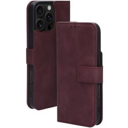 Mobiparts Classic Wallet MagSafe iPhone 16 Pro Max Klapphülle Portemonnaie - Velvet Red