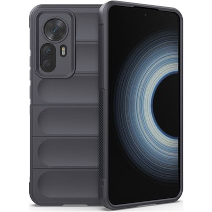 Mobigear Bumpy Xiaomi 12T TPU (flexibel) Backcover - Anthrazit
