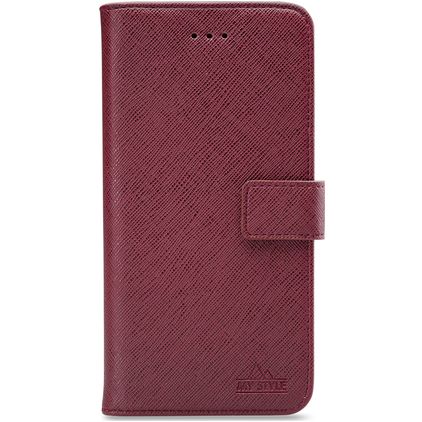 My Style Flex Wallet iPhone 14 Hülle Klapphülle Geldbörse - Bordeaux