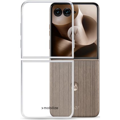 Mobilize Gelly Case Durchsichtig Motorola Razr 60 Ultra Hülle Flexibles TPU Backcover - Transparent