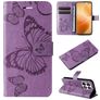 Mobigear Butterfly Xiaomi 14T Pro Hülle Klapphülle Geldbörse - Lila