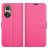 Mobigear Classic HONOR 50 Hülle Klapphülle Geldbörse - Magenta