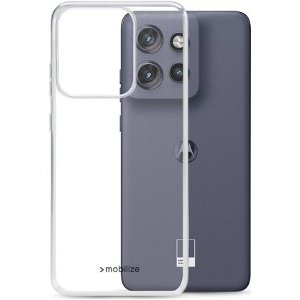 Mobilize Gelly Durchsichtig Motorola Edge 50 Hülle Flexibles TPU Backcover - Transparent