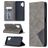 Mobigear Rhombus Magnetic Leather Wallet Case Gray Samsung Galaxy A32 5G