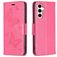 Mobigear Butterfly Samsung Galaxy S23 FE Hülle Klapphülle Geldbörse - Magenta