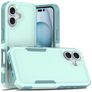Mobigear Heavy Armor iPhone 16 Hülle Hardcase Backcover Stoßfest - Grün