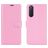 Mobigear Classic Sony Xperia 5 II Hülle Klapphülle Geldbörse - Pink
