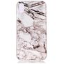 Mobigear Marble iPhone XS Max Hülle Flexibles TPU Backcover - Weiß