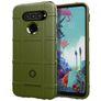 Mobigear Rugged Shield LG K51s Hülle Flexibles TPU Backcover Stoßfest - Grün