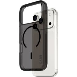 CARE by PanzerGlass Smokey iPhone 17 Pro MagSafe Hardcase Backcover - Smokey Black